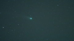 ほったらかし温泉付近で撮ったLovejoy彗星 C/2013 R1 RICOH GXR A12 Mount M, LENS OLYMPUS ZUIKO 180mm F2.8